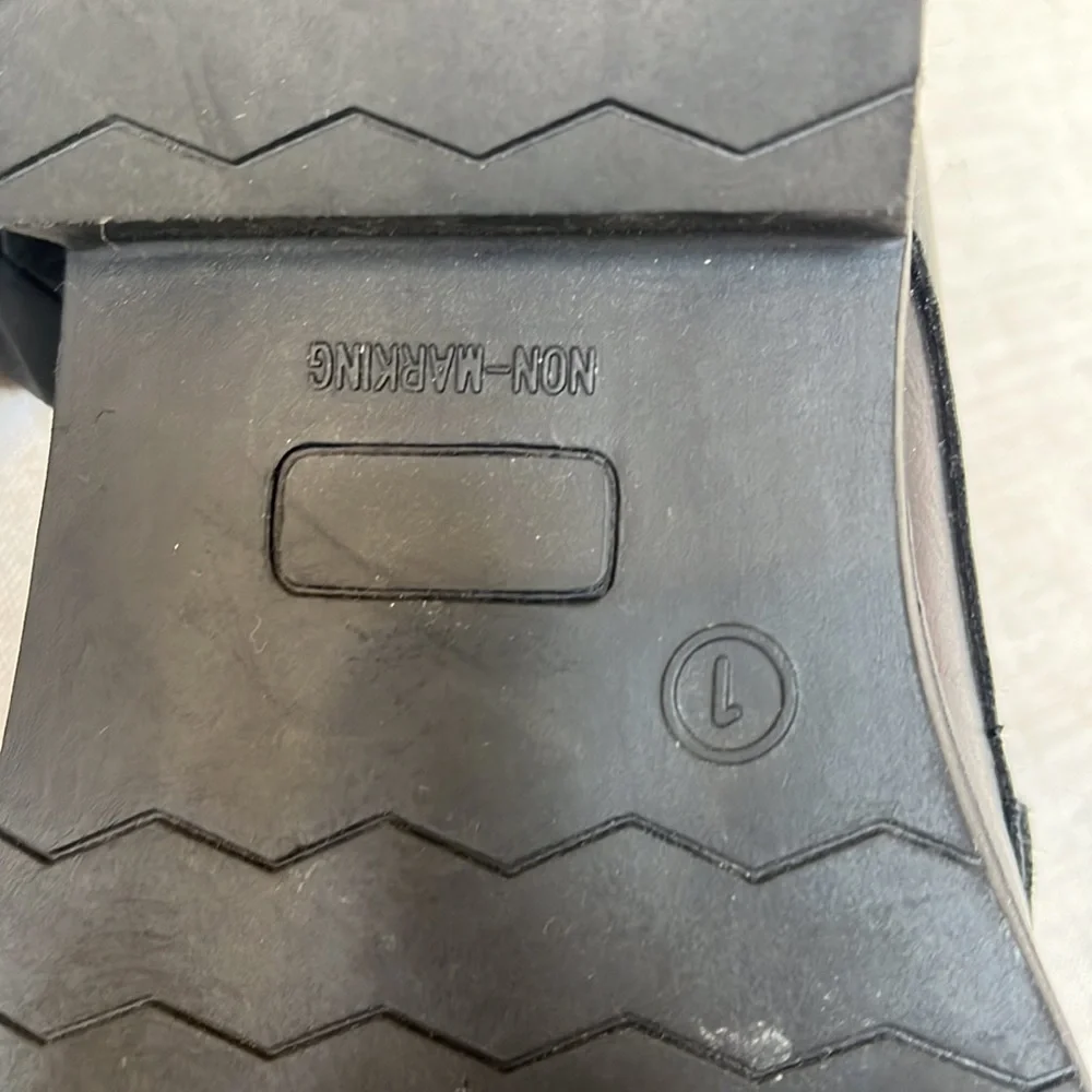 Gymboree Black Faux Leather Shoes size 1